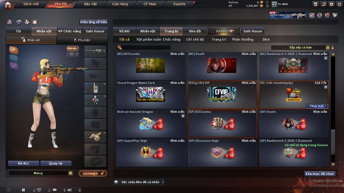 shop acc cf uy tin gia re